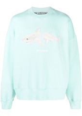 Palm Angels Broken Shark cotton sweatshirt