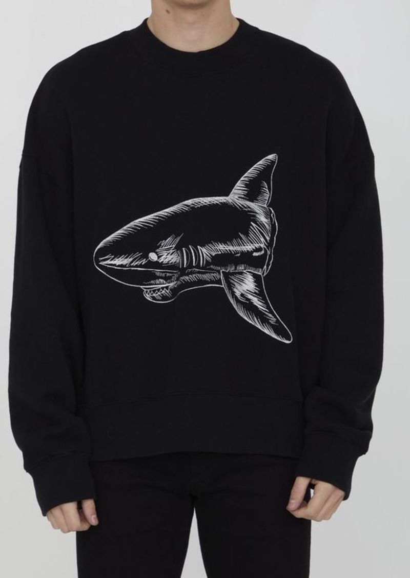 Palm Angels Broken Shark print sweatshirt