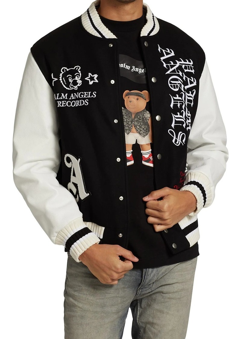 Palm Angels Monogram Classic Varsity Jacket