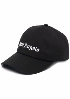 Palm Angels logo-embroidered cotton cap