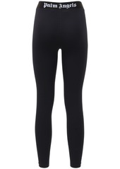 Palm Angels Classic Logo Jersey Leggings