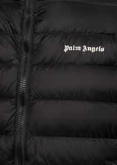 Palm Angels Classic Logo Nylon Puffer Vest
