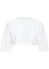 Palm Angels Classic Logo Oversize Cropped T-shirt