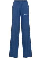 Palm Angels Cotton Chambray Track Pants