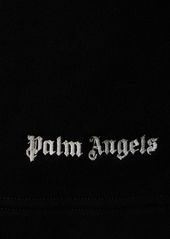 Palm Angels Cotton Sweat Shorts W/logo