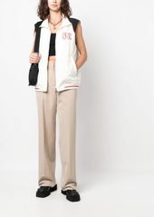 Palm Angels crochet-stripe cotton trousers