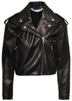 Palm Angels CROPPED LEATHER PERFECTO
