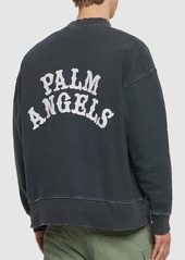 Palm Angels Dice Game Logo Cotton Sweatshirt