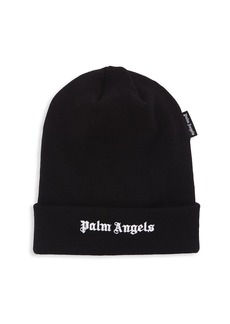 Palm Angels Embroidered Logo Beanie
