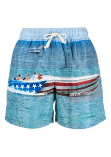 Palm Angels Getty Speedyboat Swimshorts