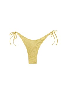 Palm Angels glitter side-tie bikini bottoms