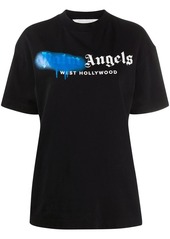 Palm Angels graffiti logo print T-shirt