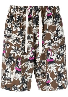 Palm Angels all-over graphic-print shorts