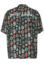Palm Angels Jewel Print Bowling Shirt