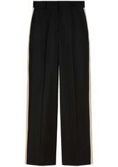 Palm Angels knit-tape straight trousers