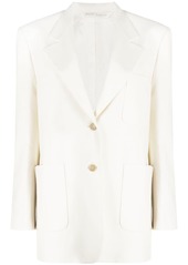 Palm Angels knitted tape-detail blazer