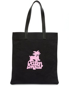Palm Angels Leon logo-print shopping bag