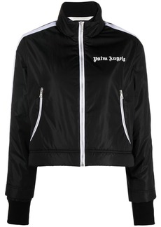 Palm Angels lightweight cropped puffer jacket