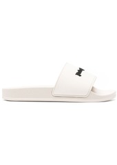 Palm Angels logo-embossed slides