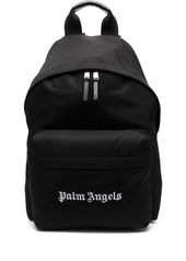 Palm Angels logo-embroidered backpack