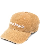 Palm Angels logo-embroidered corduroy baseball cap