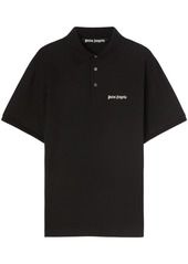 Palm Angels logo-embroidered cotton polo shirt