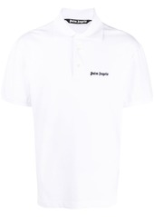 Palm Angels logo-embroidered polo shirt