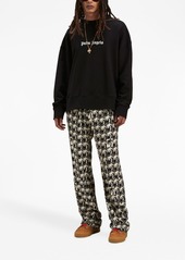 Palm Angels logo-print crew-neck sweatshirt