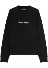 Palm Angels logo-print crew-neck sweatshirt