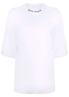 Palm Angels logo-print high-neck T-shirt