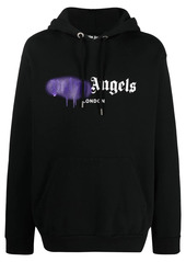 Palm Angels London sprayed-logo hoodie