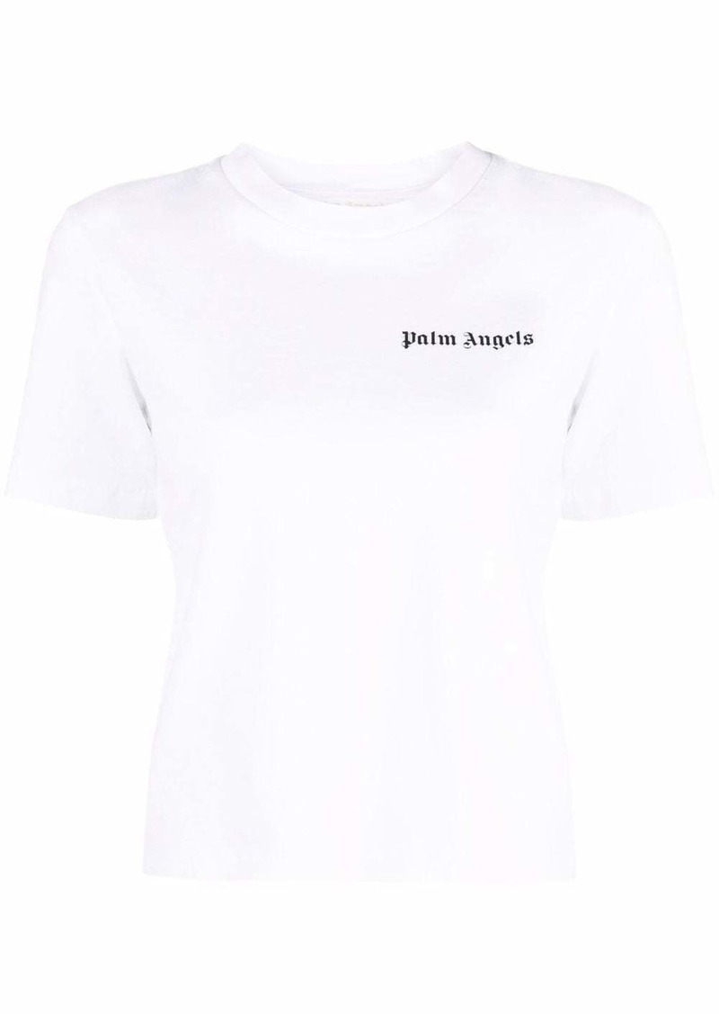 Palm Angels logo-print cotton T-shirt