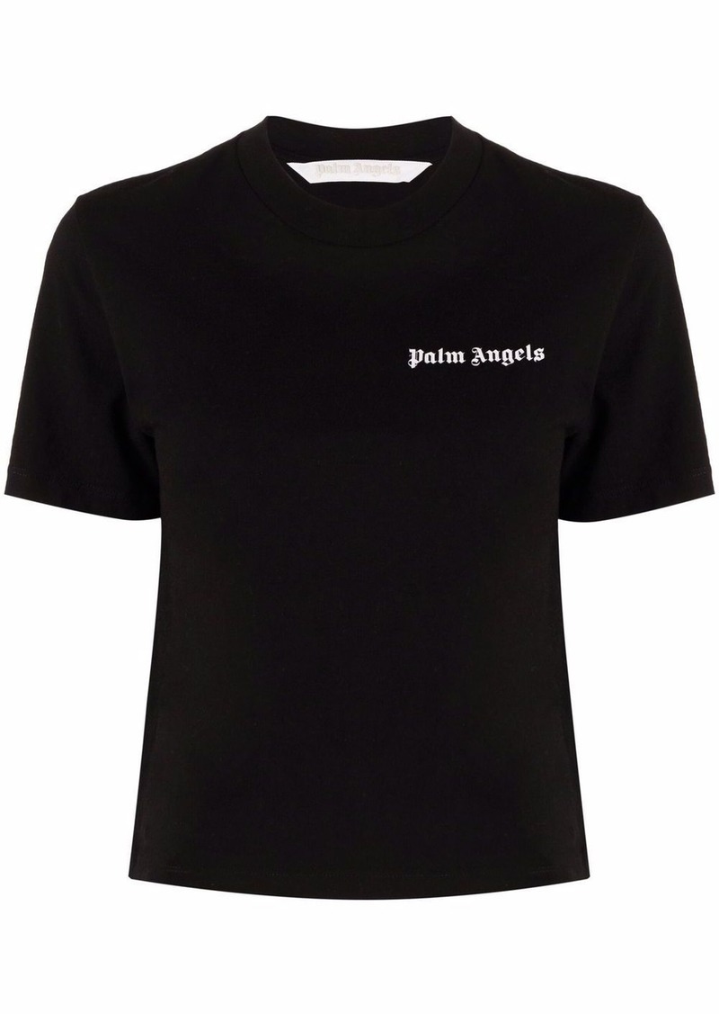 Palm Angels logo-print cotton T-shirt