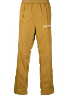Palm Angels logo-print straight-leg trousers