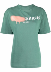 Palm Angels Miami sprayed logo T-shirt