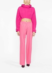 Palm Angels pressed-crease tailored wide-leg trousers