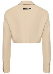 Palm Angels Pa Buttons Double Breast Crop Jacket
