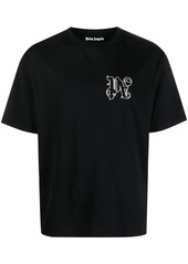 Palm Angels PA logo-embroidered T-shirt