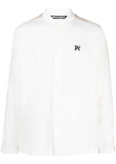 Palm Angels PA Monogram-print linen shirt