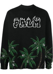 Palm Angels Palm & Skull logo-print sweatshirt