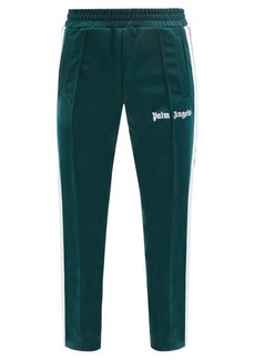 Palm Angels - Logo-print Jersey Track Pants - Mens - Green