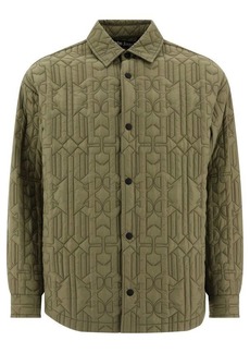 PALM ANGELS "All Monogram" quilted jacket