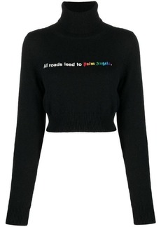 PALM ANGELS All Roads cropped jumper