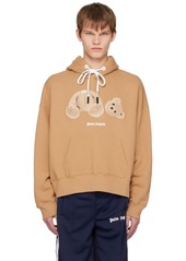 Palm Angels Beige Bear Hoodie