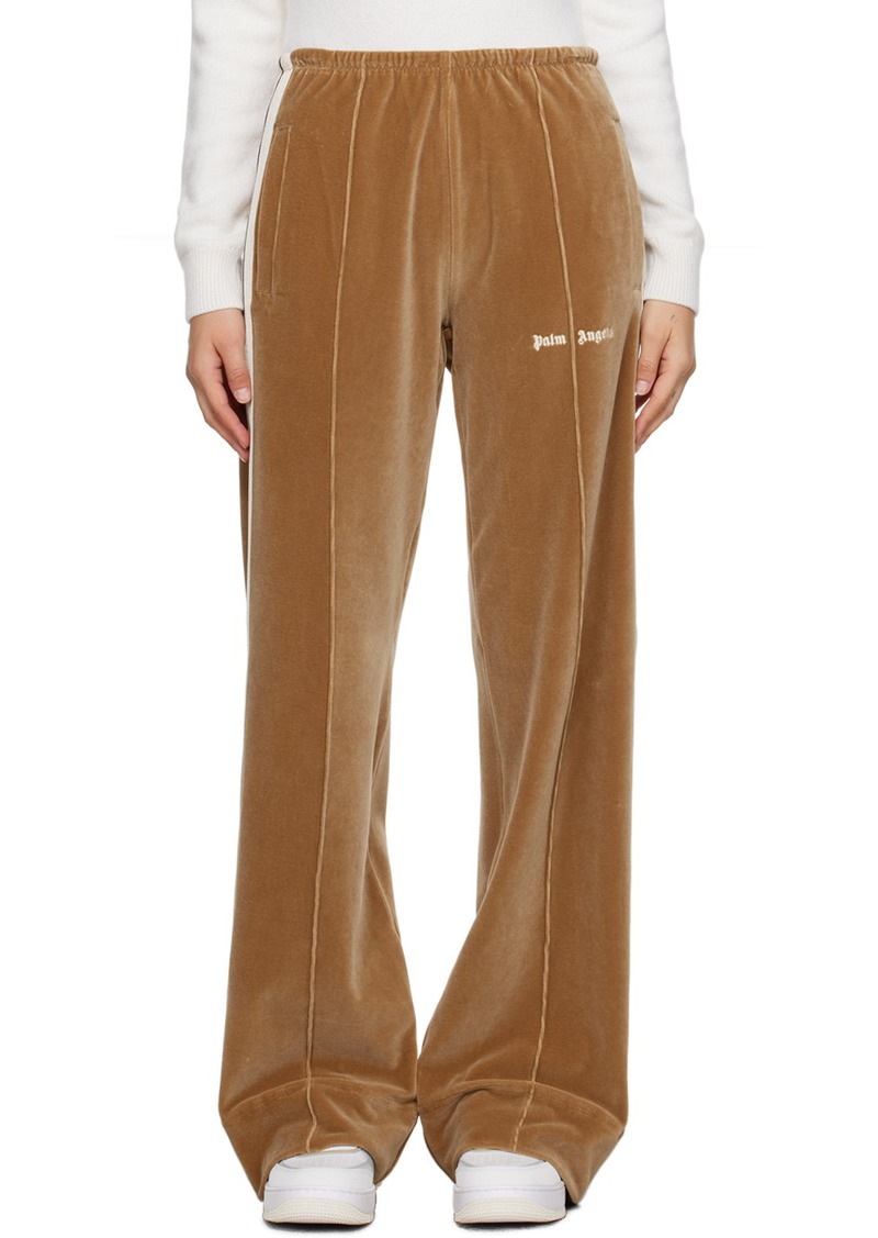 Palm Angels Beige Loose Lounge Pants