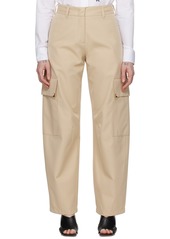 Palm Angels Beige Pocket Trousers