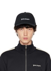 Palm Angels Black Classic Logo Cap