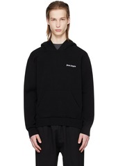 Palm Angels Black Embroidered Hoodie