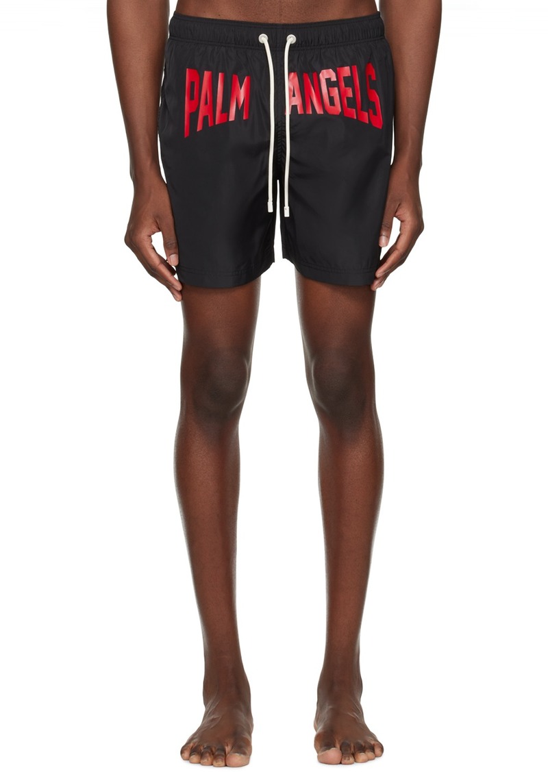 Palm Angels Black PA City Swim Shorts