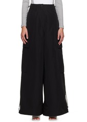 Palm Angels Black Parachute Pants